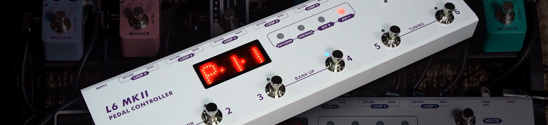 Mooer wzbogaca looper L6 o nową, przydatną funkcję