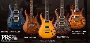 PRS poszerza ofertę gitar typu Semi-Hollow 