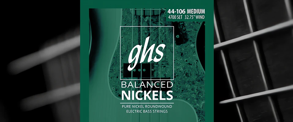 GHS przedstawia serię strun Balanced Nickel Bass 