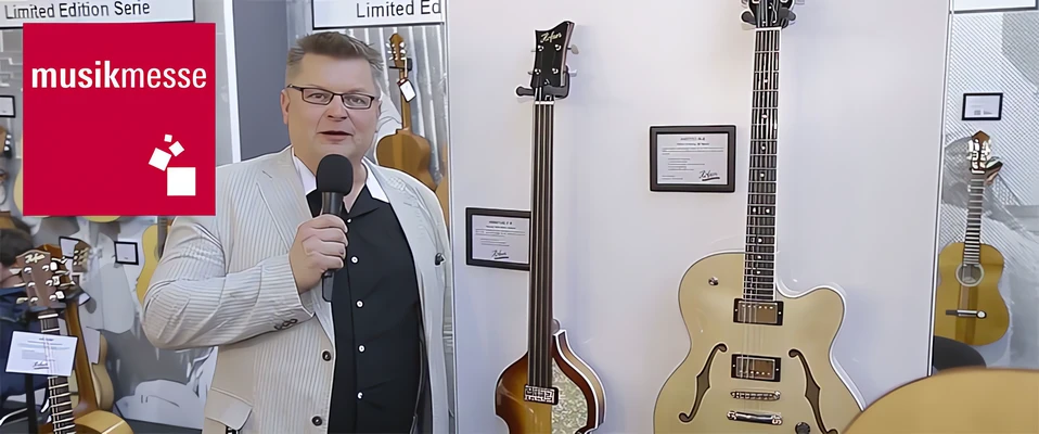 MESSE'17: Gitarowe nowości firmy Hofner [VIDEO]