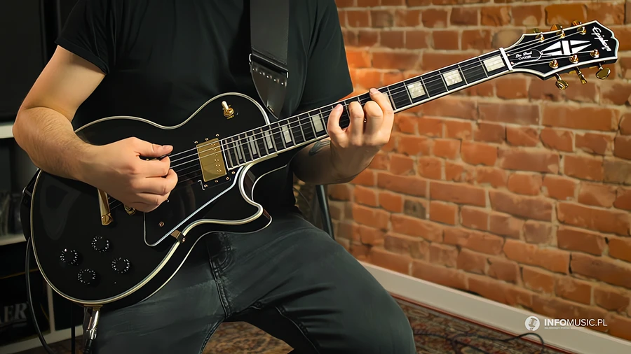 TEST: Gitara elektryczna Epiphone Les Paul Custom Ebony - INFOGITARA.PL