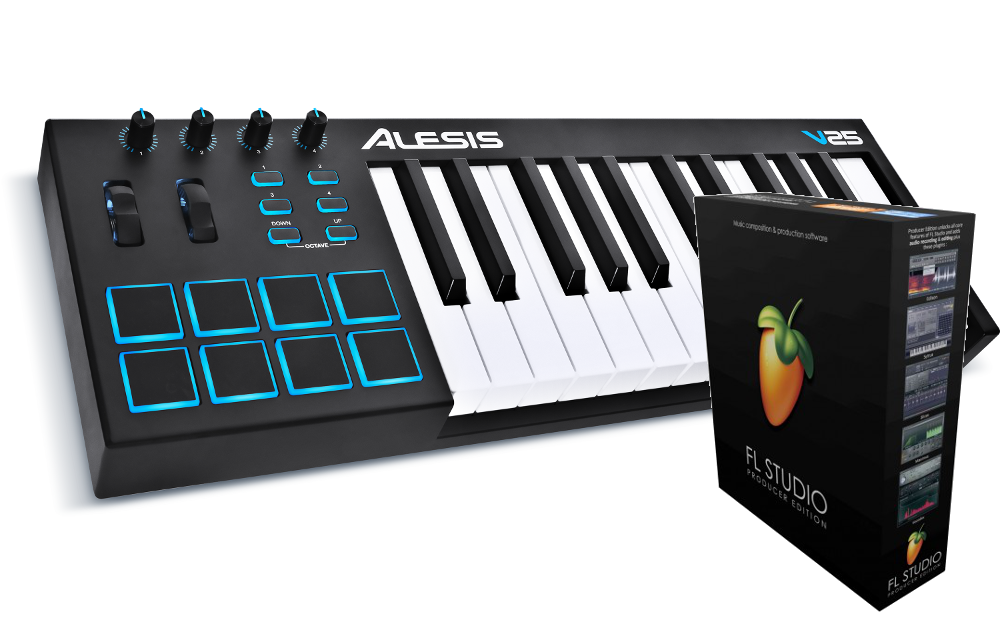 Producer 20. Midi-клавиатура Alesis v25. Клавишная аппаратура Alesis v25. Миди клавиатура для FL Studio. Миди клавиатура для FL Studio Акаи.