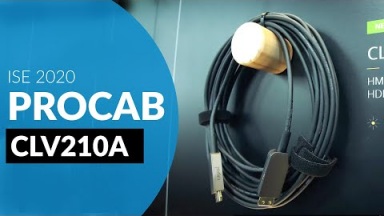 ISE'20: PROCAB CLV210A - przewód optyczny HDMI 2.0 do transmisji 4K na 100 metrów
